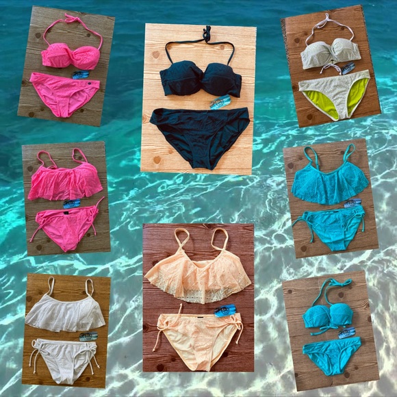 BRAND NEW Ruffle Mesh Bikini - Picture 5 of 5